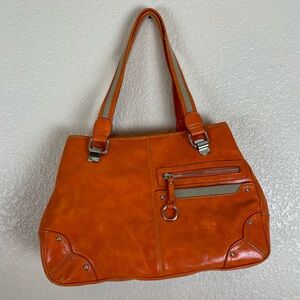 Nine West Y2K Orange Shoulder Bag Purse